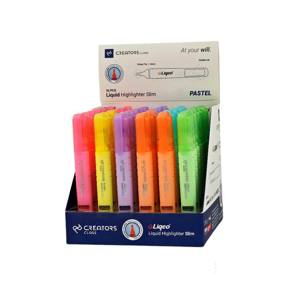 علامت زن رگلامی قلمی مایع پاستلی سیکلاس استند 36 عددی کد  hp-3130
